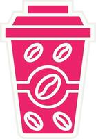 Coffee Cup Vector Icon Style