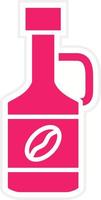 Coffee Syrup Vector Icon Style