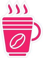 Coffee Latte Vector Icon Style