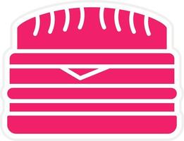 Cuban Sandwich Vector Icon Style