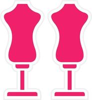 Mannequin Vector Icon Style