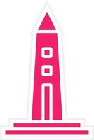 Obelisk Vector Icon Style