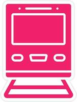 Train Vector Icon Style