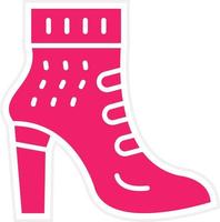 Women Shoes Vector Icon Style
