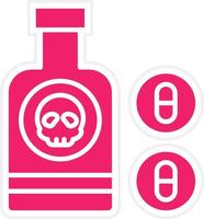 Drug Use Vector Icon Style