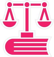 Common Law Vector Icon Style