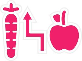 Calorie Intake Vector Icon Style