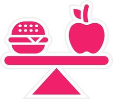 Balanced Diet Vector Icon Style