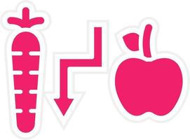 Calorie Deficit Vector Icon Style