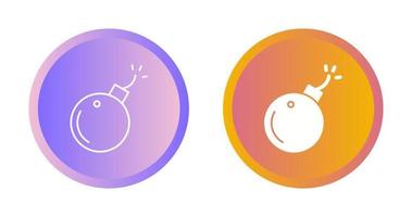 Exploding Cannon Ball Vector Icon