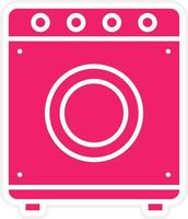 Washing Machine Vector Icon Style