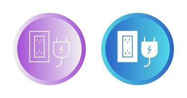 Plug and Socket Vector Icon