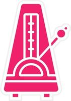 Metronome Vector Icon Style