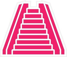 Escalator Vector Icon Style