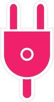 Plug Vector Icon Style
