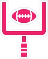 Goal Post Vector Icon Style