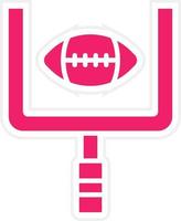 Goal Post Vector Icon Style