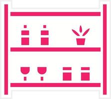 Store Shelfs Vector Icon Style