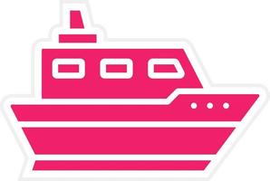 Ship Vector Icon Style