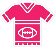 Rugby Uniform Vector Icon Style
