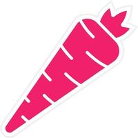 Carrot Vector Icon Style