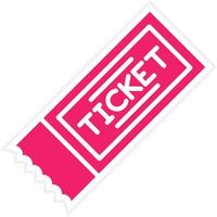 Get Ticket Vector Icon Style