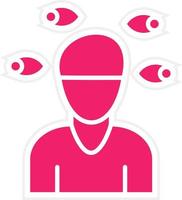 Paranoid Vector Icon Style