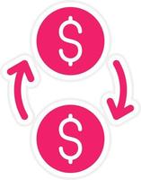 Cash Flow Vector Icon Style