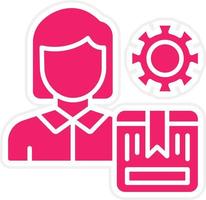 Product Manager Vector Icon Style