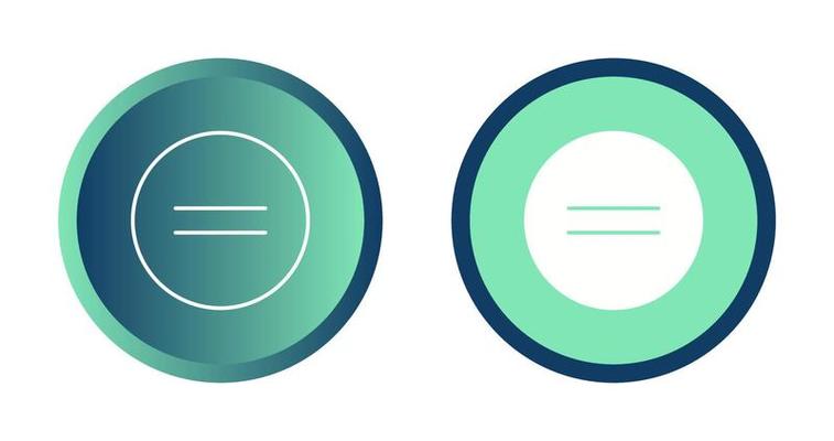 Equal To Vector Icon