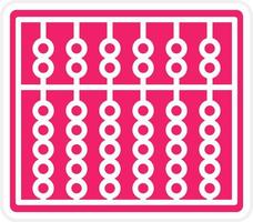 Abacus Vector Icon Style