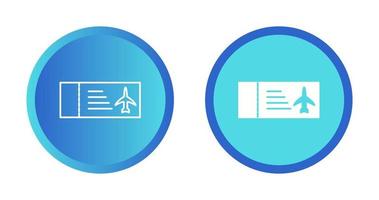 Plane Tickets Vector Icon