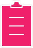 Clipboard Vector Icon Style