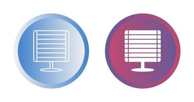 Infrared Heater Vector Icon