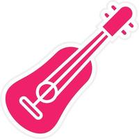 Guitar Vector Icon Style