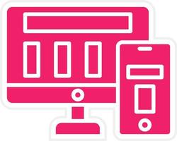 Responsive Design Vector Icon Style
