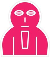 Coffin Face Vector Icon Style