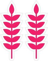 Barley Vector Icon Style