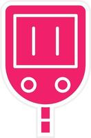 Glucose Checkup Vector Icon Style