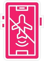 Airplane mode Inactive Vector Icon Style