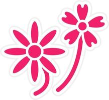 Flowers Vector Icon Style