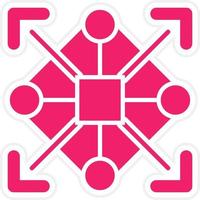 Pattern Recognition Vector Icon Style