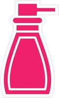 Wash Bottle Vector Icon Style