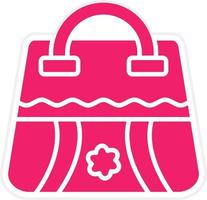 Beach Handbag Vector Icon Style