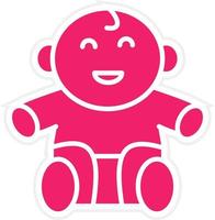 Baby Vector Icon Style