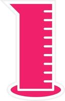 Graduated Cylinder Vector Icon Style