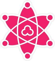 Atomic Energy Vector Icon Style