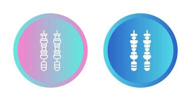 Skewer Vector Icon
