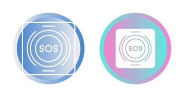Emergency Button Vector Icon