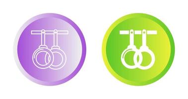 Gym Rings Vector Icon